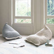 Handmade Wool Knitted Creativity Lazy Sofa Kids' Bean Bag Sofa Chair Children Single Puff  Tatami Floor Pillow Chunky Wool Chair