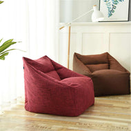 Lazy Sofa Indoor Seat Chair Cover Waterproof Beanbag Chair Lazybag Puff Sofas Large Bean Bag Cover Armchair Washable Cozy